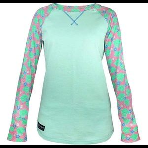 Simply Southern Elephant Raglan shirt